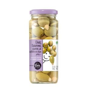 Εδεμ Ελιές Πράσινες Με Γέμιση Αμύγδαλο Σε Άλμη 340gr